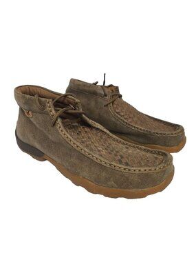 Twisted X Men's MDM0033 Chukka Driving Moc Brown Size 9M